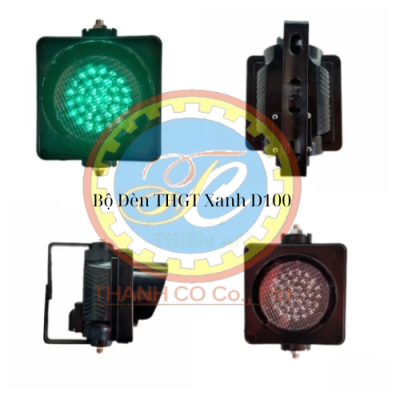 BỘ ĐÈN THGT XANH D100