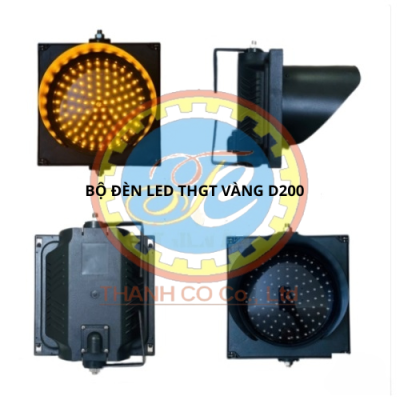 BỘ ĐÈN LED THGT VÀNG D200