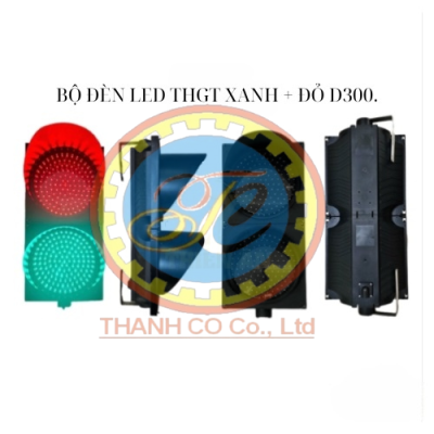 BỘ ĐÈN LED THGT XANH + ĐỎ D300