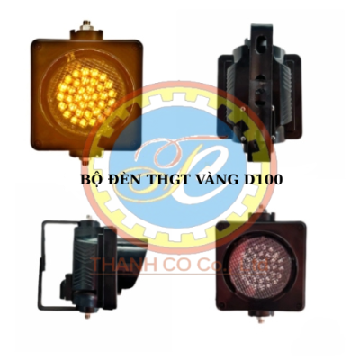 BỘ ĐÈN LED THGT VÀNG D100