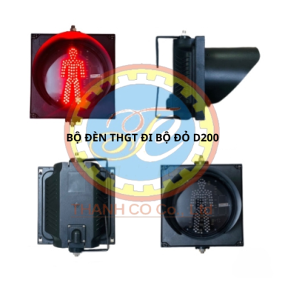 BỘ ĐÈN THGT ĐỎ D200